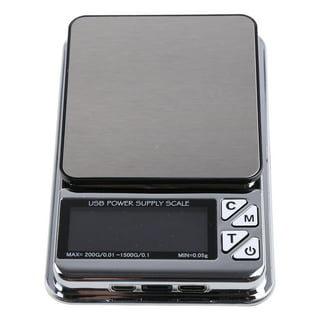 Gram Scale 220g/ 0.01g, Digital Pocket Scale 100g Calibration Weight,Mini  Jewelry Scale, Kitchen Scale,6 Units Conversion, Tare & LCD Display, Auto