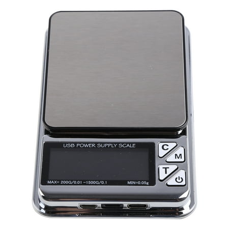 

Weigh Gram Scale Digital Pocket Scale Precision Measurement Electronic for Smart Scale with Tare & LCD Backlit Display