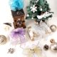 thumbnail image 4 of Cinta Ribbli Espiral con Brillo en Organza Morada 2.5 cm x 10 m para Navidad, 4 of 4