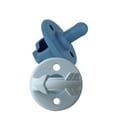 Itzy Ritzy Sweetie Soother Pacifier Set of 2 Silicone with Collapsible Handle & Two Air Holes