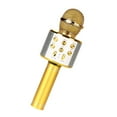 thumbnail image 3 of tredstone Microphone Noise Reduction Rechargeable Karaoke Microphone Wireless Portable LED Mic, Gold, 3 of 8