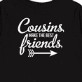 thumbnail image 4 of Inktastic Cousins Make the Best Friends with Arrow Boys or Girls Long Sleeve Toddler T-Shirt, 4 of 5