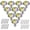 Colorful, variant on 10 Pcs Crystal Glass Cabinet Knobs 30mm Diamond Shape Drawer Kitchen Cabinets Dresser Cupboard Wardrobe Pulls Handles (Clear)