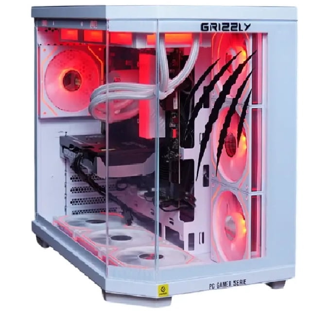 PC Computadora Gamer Grizzly PCG AMD088, AMD Ryzen 7 5700X, NVIDIA GeForce RTX 5060, 32GB, 1TB SSD, Wi-Fi, Windows 11