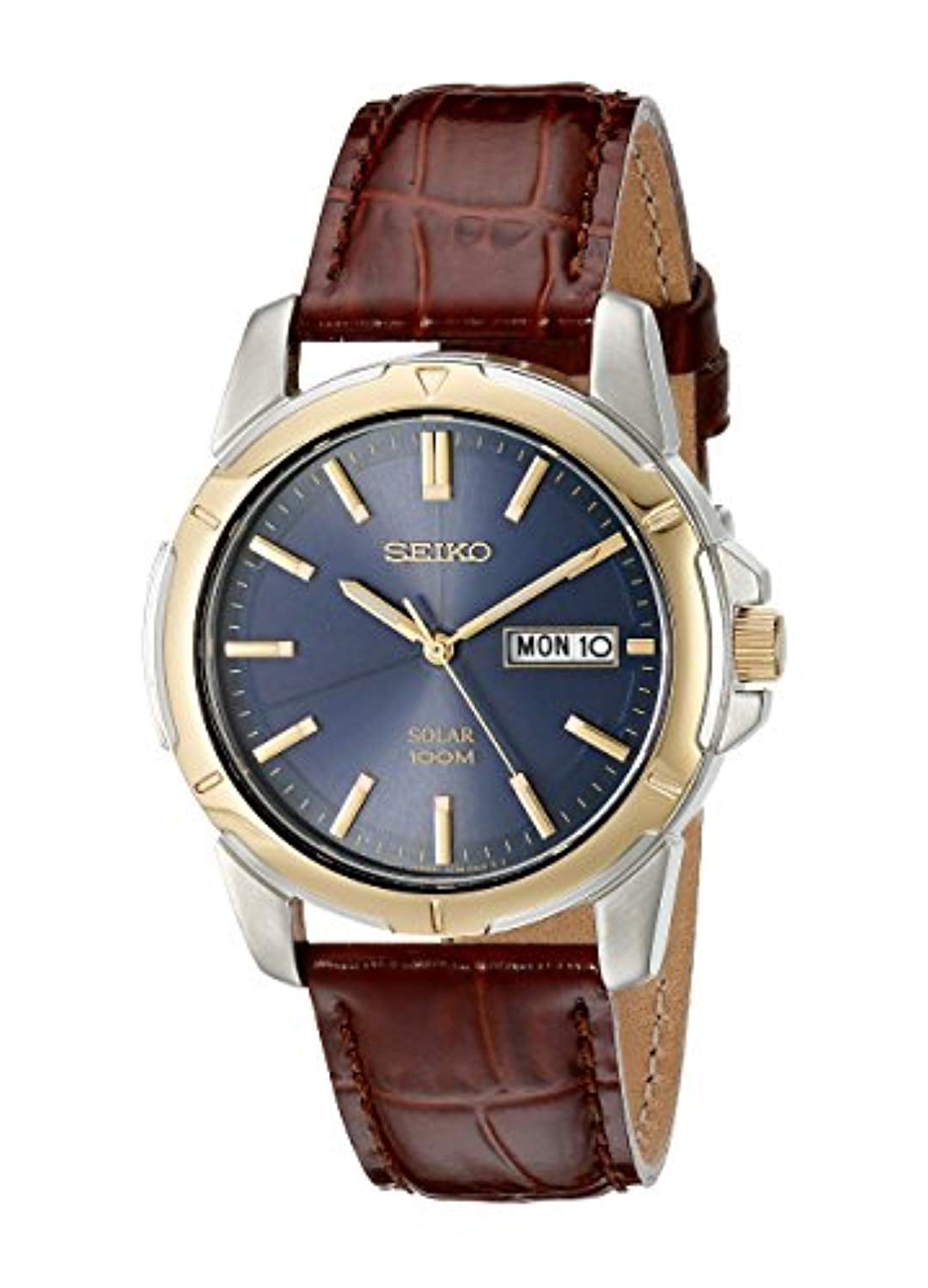 Seiko solar watch leather strap new arrivals