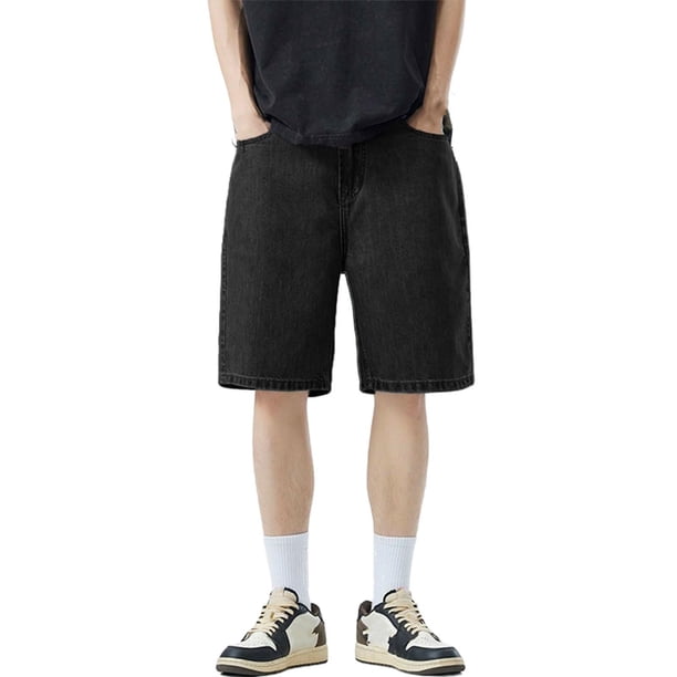 WILLBEST Pantalones Cortos Casuales para Hombre, Estilo Europeo y Callejero, Retro, Versátiles, Casuales, Sueltos, Cómodos y A La Moda.