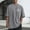 Gray(New), variant on PNTUTB Summer Men's Casual Fashion Distressed Crew Neck Pullover Loose Comfortable Short Sleeve Tops