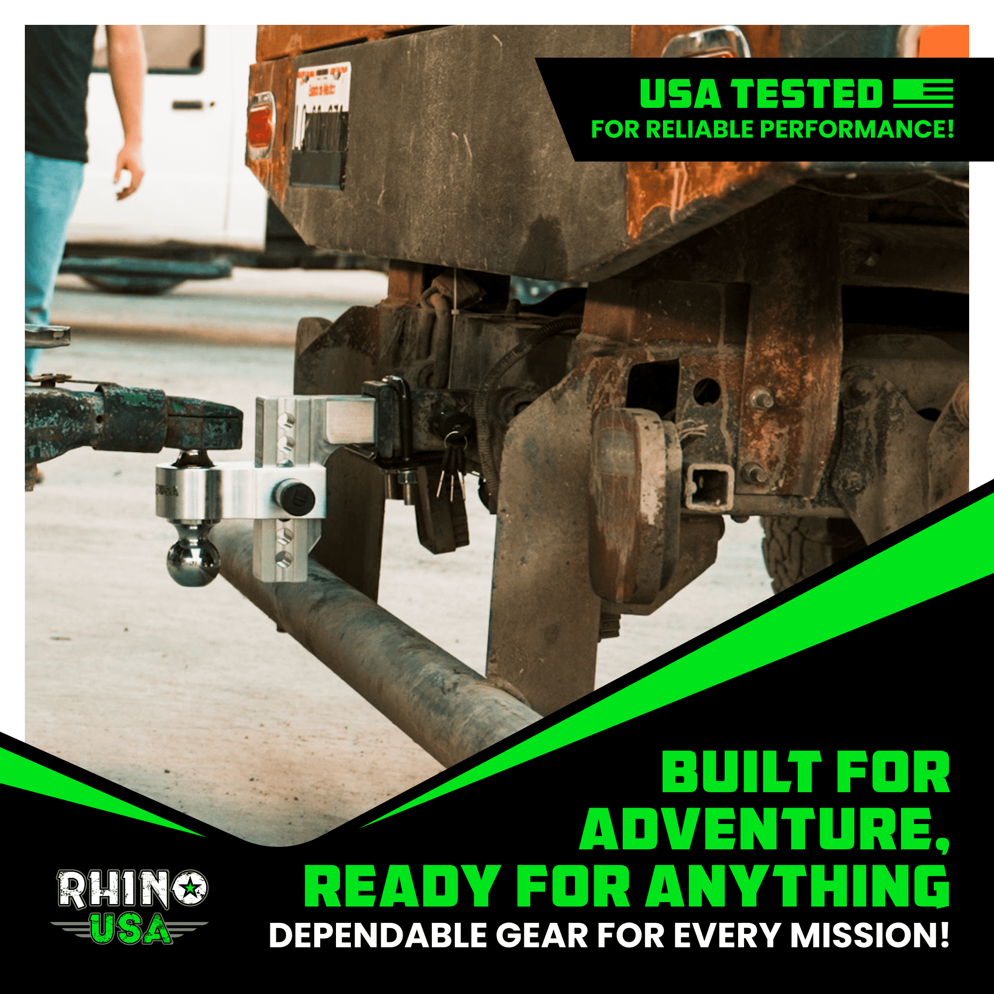 Rhino USA Anti-Rattle Hitch Tightener - 2 inch Hitch Reciever