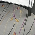 thumbnail image 6 of Nourison Grafix Transitional Botanical Grey 5'3" x ROUND Area Rug, (5' Round), 6 of 8