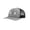 Heather Grey/Black Grandpa, variant on Men's Best Pop Pop Ever Father's Day Embroidered Patch Mesh Back Trucker Hat, Red/Black