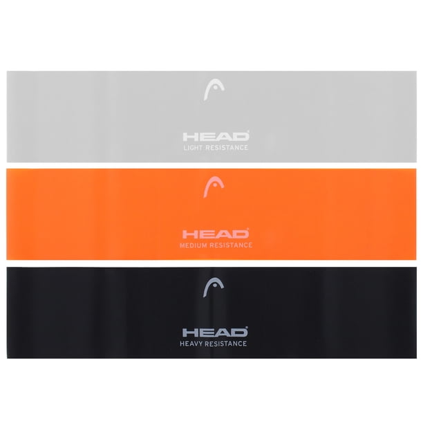 Head Fitness 3 Pack Looped Resistance Bands