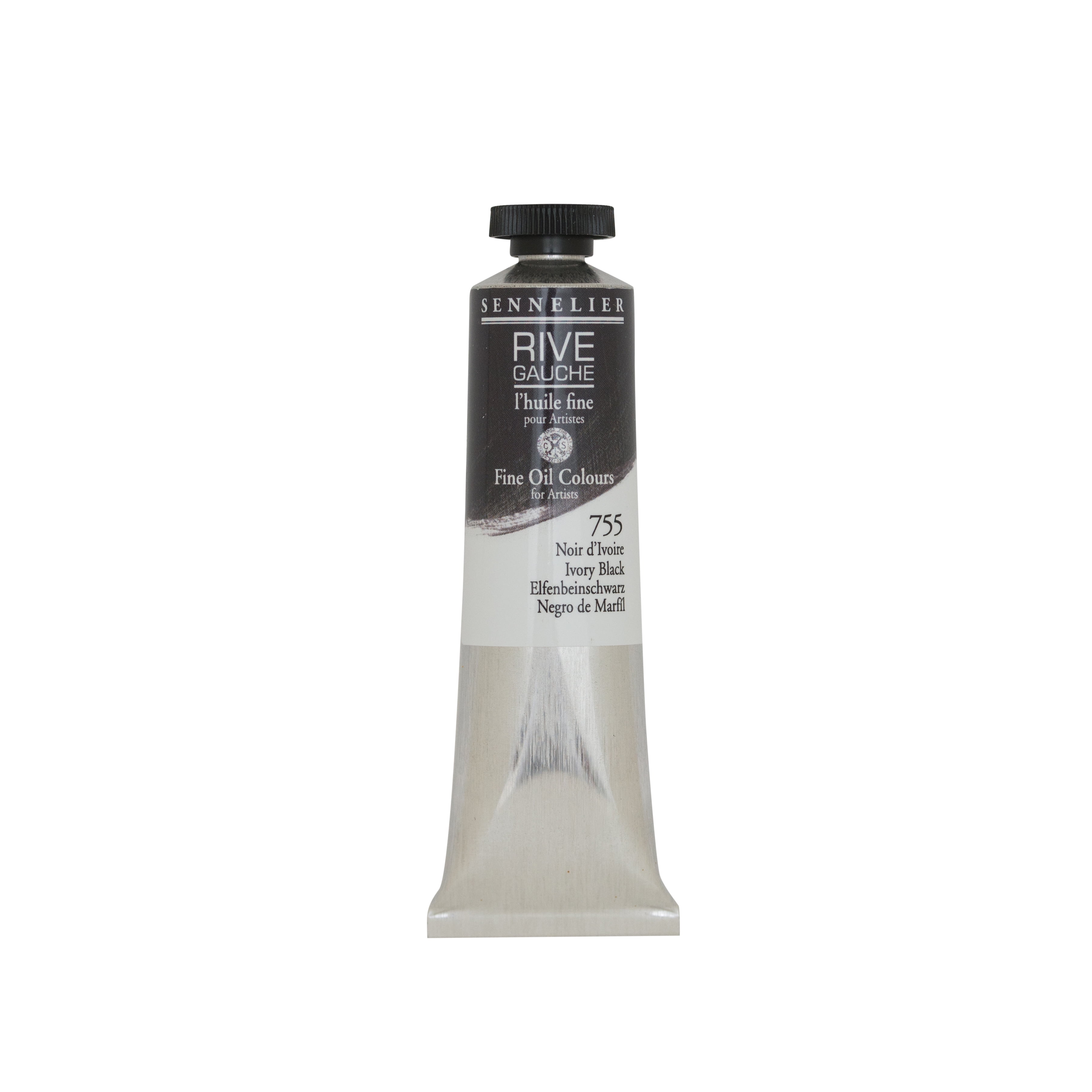 Sennelier Rive Gauche Oil Paint, 40ml, Ivory Black