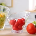 thumbnail image 4 of Acrylic Salad Bowl Transparent Diagonal Bowl Large Heat Resistant, 4 of 5