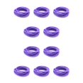 thumbnail image 3 of Jumpingount 10 piezas de bandas para el cabello estilo simple ajustable de alta elasticidad coleta titular Scrunchies para mujer accesorios Púrpura 10Conjunto, 3 of 6