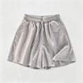 thumbnail image 4 of YTCAMLO Plus Size Summer Shorts for Women, Athletic Beach Vacation Loose Fit Sweat Shorts, Moisture Wicking Workout Bermuda Shorts, 4 of 5