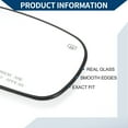 thumbnail image 3 of Mirror Glass Replacement W/ Backing Plate for Chrysler 200 300 for Dodge Charger 2011-2021 Right Side 1 Set, 3 of 6