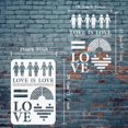 thumbnail image 3 of 1PC Love Rainbow Painting Stencil 11.7x8.3 inch Equality Love Drawing Painting Stencils Templates, 3 of 9