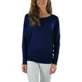 thumbnail image 7 of ToBeInStyle Women's Long Sleeve Dolman Top, 7 of 7