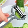 thumbnail image 5 of Cheers US Potato, Vegetable, Apple Peelers Fruit Peelers for Potato, Vegetable, Apple Peelers for kitchen Original Vegetable Peeler Carbon Steel Blade(Stainless Steel), 5 of 7