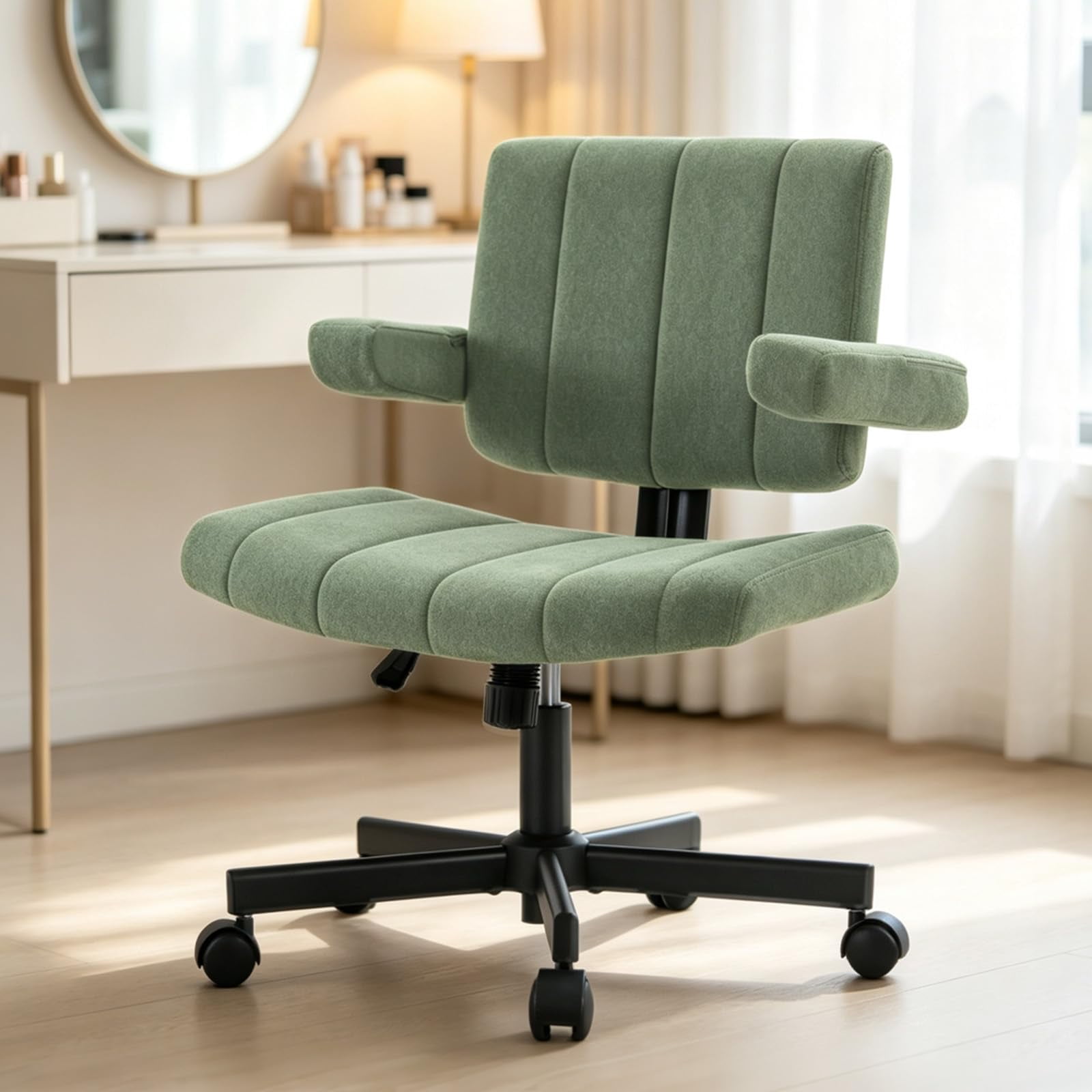 green criss cross office chair product