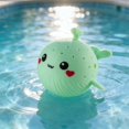 thumbnail image 6 of PoyoKee Fidget Toys, Cute Whale Soft Silicone Pool Toys, Spray Water Fidgets for Bath, Stress Relief Decompression, Stress Balls for Adults, Green, 6 of 6