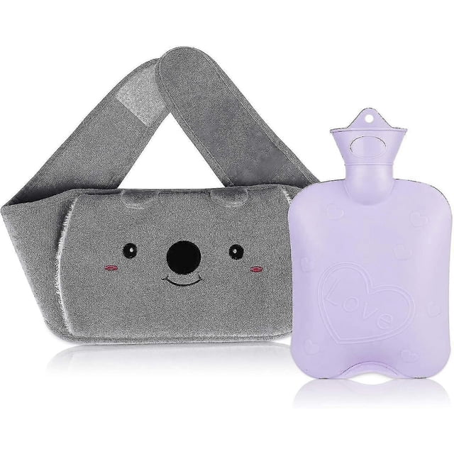 Hot Water Bottle With Cover, Quick Pain Relief Comfort For Neck, Back