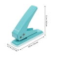 thumbnail image 2 of EeaseCA Single Handheld Hole Puncher Metal Hole Punch for Paper Chipboard Art Project, 2 of 7