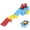 Blue & Red, variant on Up & Down Roller Coaster，Kids Ride On Toy，Toddler Push Car with Assembled Race Track & Storage Base Box, Indoor Outdoor Playset