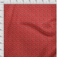 thumbnail image 3 of oneOone Silk Tabby Red Fabric Christmas Sewing Fabric By The Yard Printed Diy Clothing Sewing Supplies 42 Inch Wide, 3 of 4
