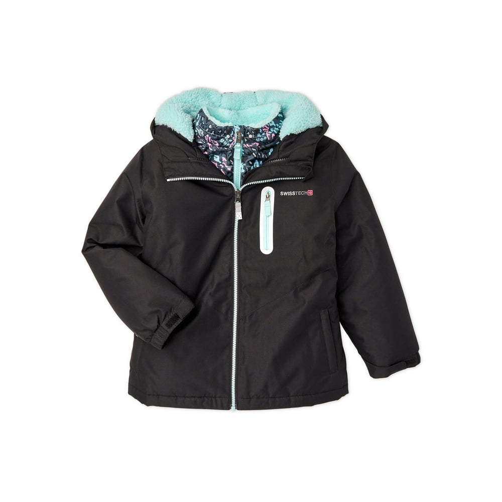 Swiss Tech Swiss Tech Girls 4in1 Systems Jacket, Sizes 418