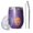 Halloween Spider Bat, variant on 12oz Stemless Wine Tumblers Halloween Spider Bat Pattern Vacuum Insulated Stainless Steel Travel Tumbler Cups Mug with Lid and Straw for Champaign,Cocktail,Beer with Cleaning Brush
