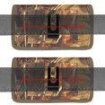 thumbnail image 6 of Luxmo Belt Holster for Samsung Galaxy A15 5G, Horizontal Nylon Fabric Phone Pouch Clip Protector Wallet Case with Strap Closure, Card Slots and Belt Loops (Fits with Rugged Cases) - Camo, 6 of 9