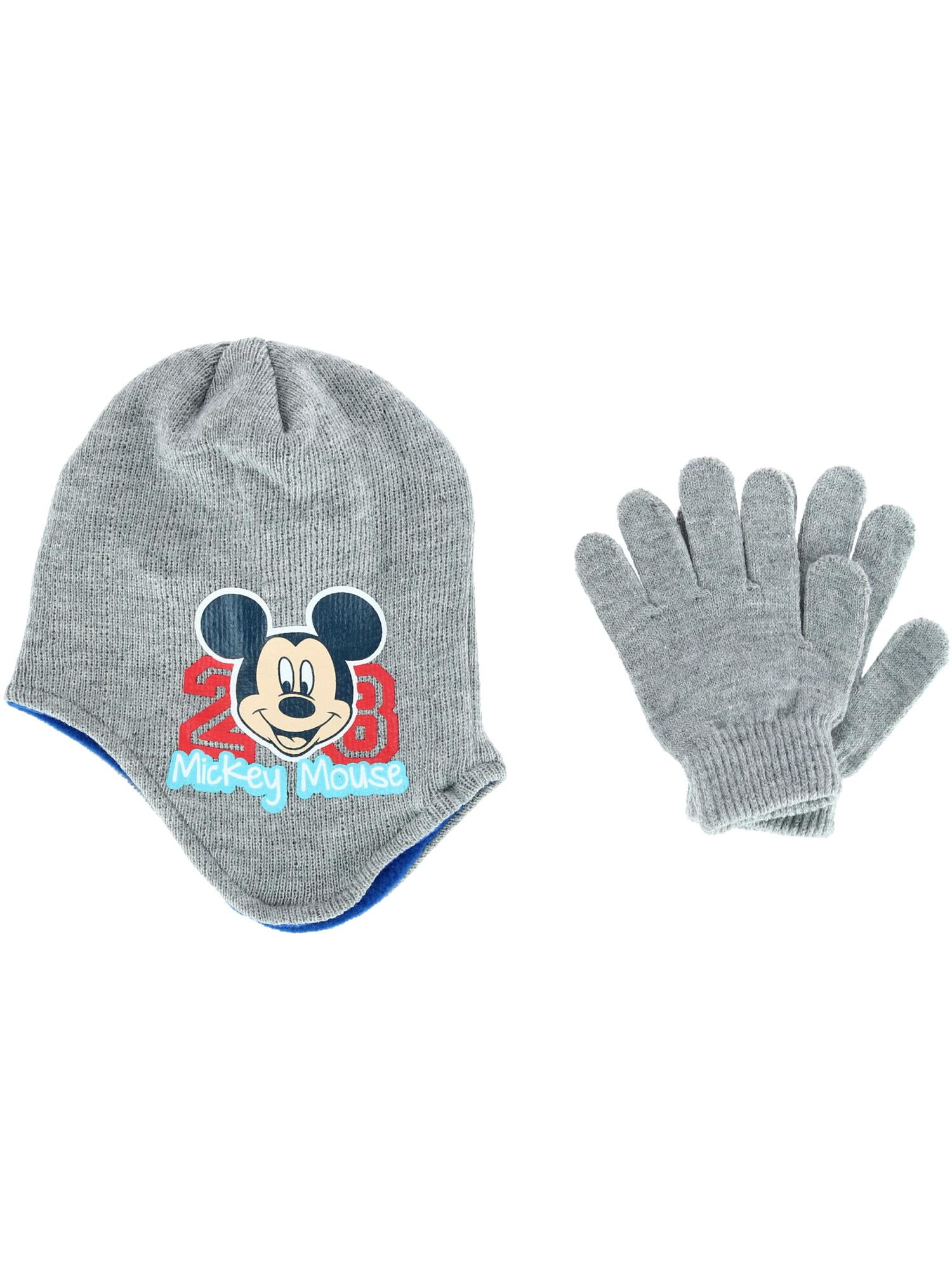 NEW GIRLS MINNIE MOUSE HAT GLOVE & SCARF SET SIZE 3-8 YEARS 