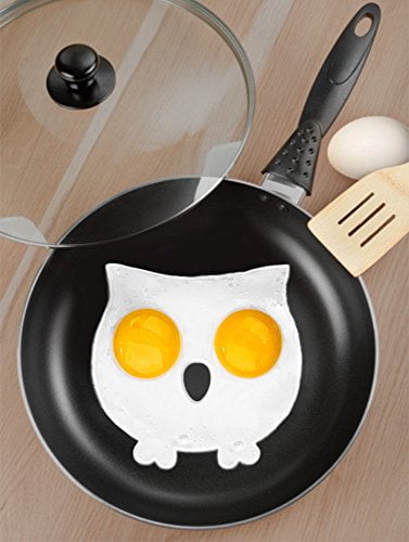 Owl Egg Fryer Funny Side Up Owl Shaped Egg Mold Silicone Novelty Egg Ring