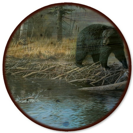 

WGI-GALLERY No Trespassing Bear Lazy Susan