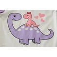 thumbnail image 7 of Little Hand Toddler Girl Pajamas Set Dinosaur purple Summer Kids Sleepwear 5T, 7 of 7