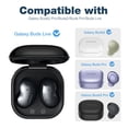 thumbnail image 5 of Suritch Protective Case for Samsung Galaxy Buds FE / Buds 2 / Buds 2 Pro / Buds Pro / Buds Live with Carabiner, Blue, 5 of 7