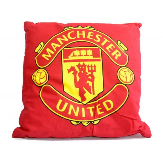 Manchester United Coussin Rempli de Blason FC