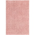 thumbnail image 3 of Unique Loom Davos Shag Collection Area Rug - Solid (6' 1" x 9' Rectangle Dusty Rose), 3 of 7