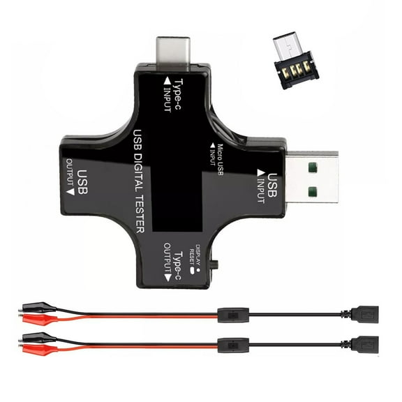 CSYANXING Type C USB Power Meter Tester PD3 0 QC3 0 BC1 2 Monitor Voltage Current 32V 5.1A for XPS