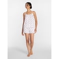thumbnail image 3 of Joyspun Women’s Modal-Blend Ruffle Trim Cami and Shorts Sleepwear Set, 2-Piece, Sizes XS-3X, 3 of 6