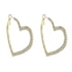 thumbnail image 4 of Pendientes de hada con personalidad exagerada y amor Pendientes de alfiler de plata Pendientes llenos de diamantes Pendientes elegantes con destellos, 4 of 6