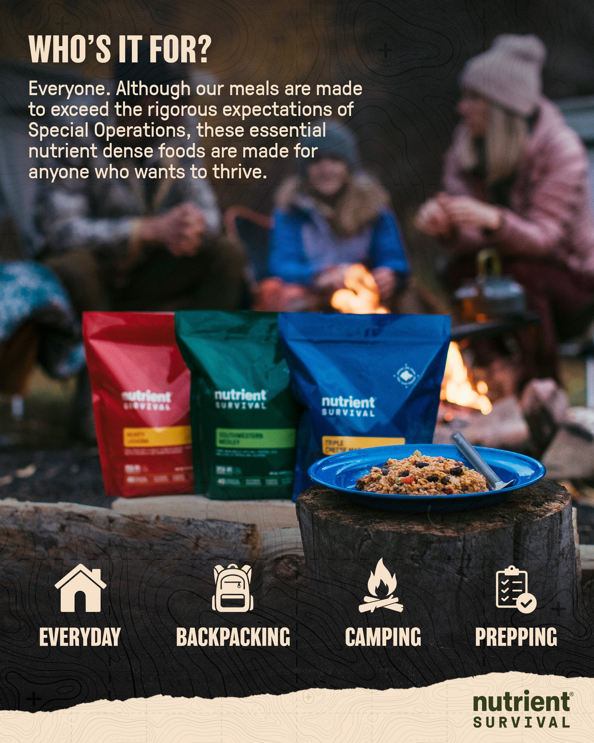 Nutrient Survival 14-Day Emergency Food Supply FREE 5 Gal Bucket