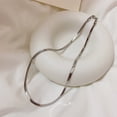 thumbnail image 1 of Collar de color transparente con colgante de cara sonriente de oso de metal, collar de moda de estilo coreano para mujer, 1 of 2