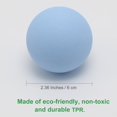 thumbnail image 2 of Pelota de masaje SIMPLECOOL Hard Lacrosse de 6 cm, paquete de 2 con bolsa de transporte, 2 of 9