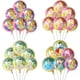 thumbnail image 2 of Juego de 6 globos de aluminio de la princesa Sofía, Blancanieves, Le Pei y Jasmine de Disney, juguetes para niñas, decoración de cumpleaños, suministros para fiestas de baby shower, 2 of 5