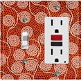 thumbnail image 1 of Metal Light Switch Plate Cover Colorful Safari African Tribal Art Pattern SFR026, 1 of 13