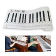 thumbnail image 1 of Version Professionnelle Musicale Clavier 88 Touches Piano Guide de Simulation de Doigt Aide Pédagogique Tableau pour Débutant Étudiant, 1 of 7