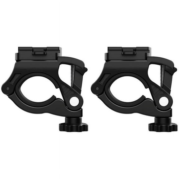 2X Bike Light Mount Bracket - Upgrade Nylon Material Bicycle Lights Bracket Holder for 0.86-1.39 Inch Bike Handlebars