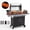 6-Burner Pro, variant on Flintex 4 Burner Propane Gas Grill with Infrared Side Burner, 40,000 BTU, Diamond Grates & Griddle for Outdoor BBQ
